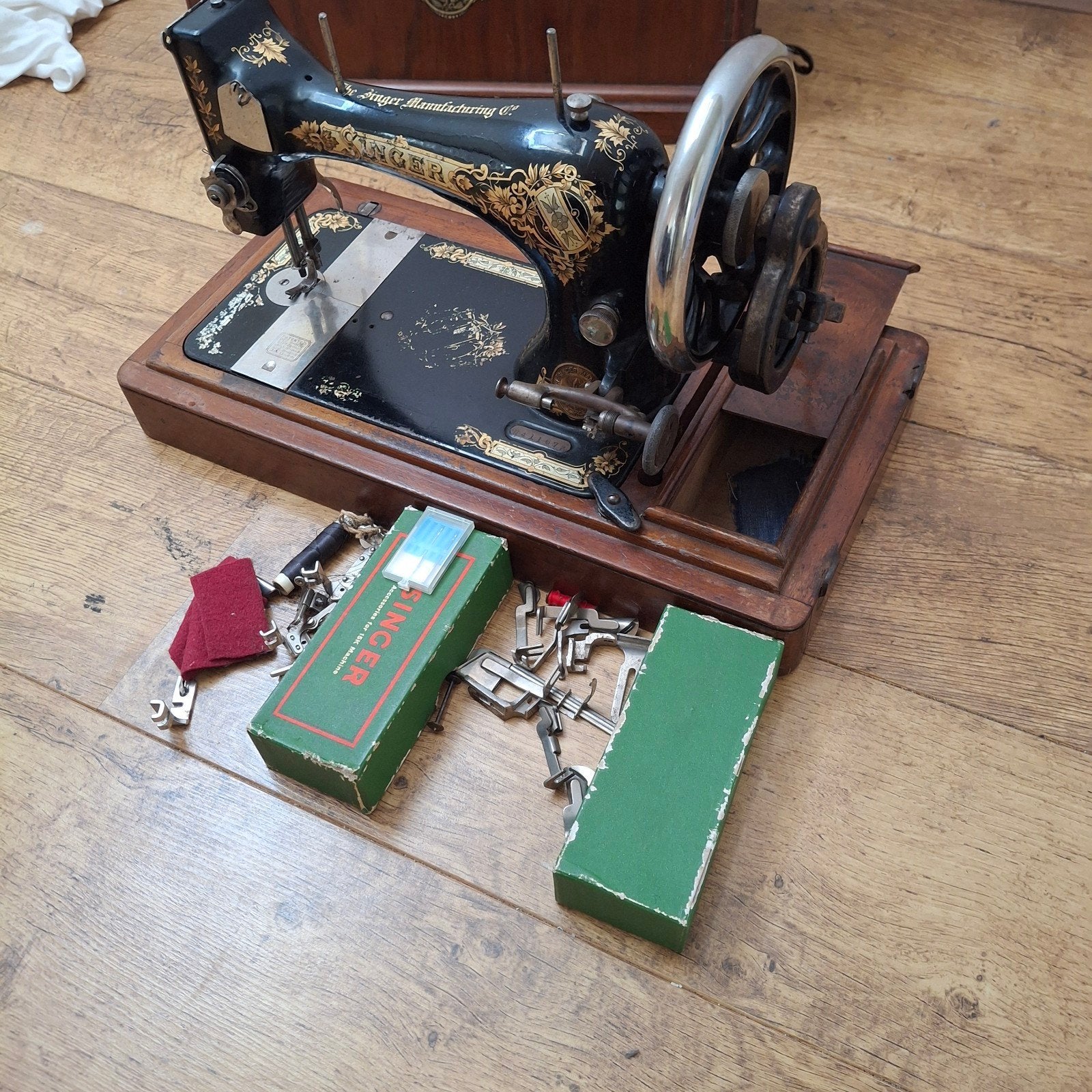 Antieke SINGER Naaimachine 1900, Ophalen of Verzenden
