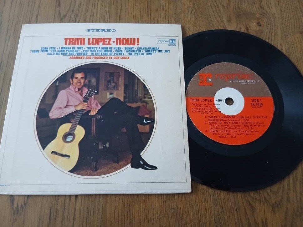 VINYL EP  TRINI LOPEZ  1967, Cd's en Dvd's, Vinyl Singles, EP, Ophalen of Verzenden, Zo goed als nieuw, EP