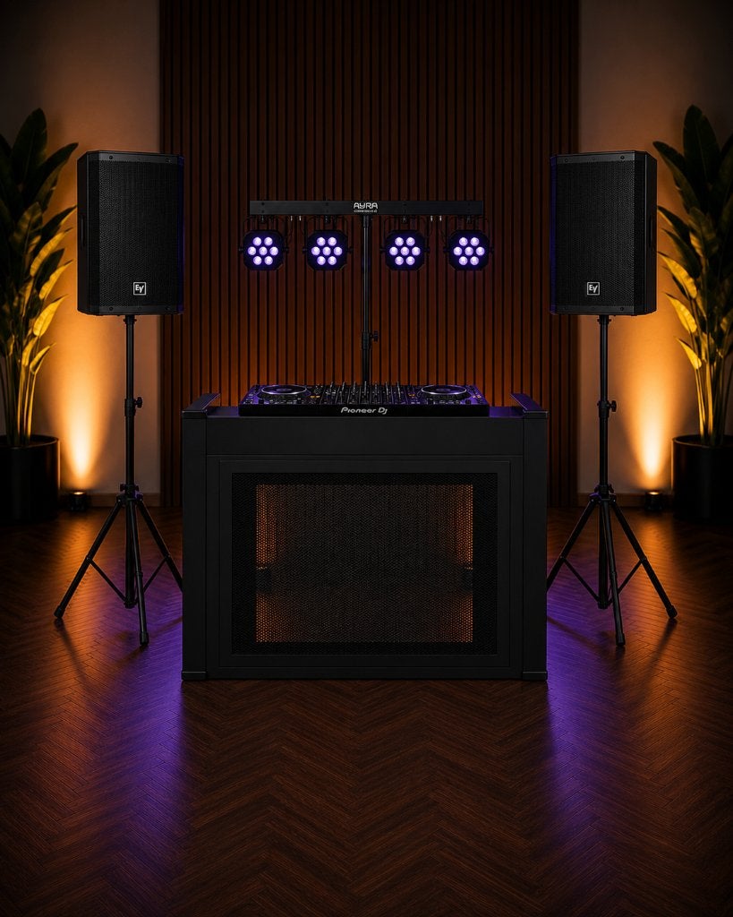 DJ-set Huren v.a. €165 - Speakers, Pioneer, DJ-booth, Lampen, Ophalen of Verzenden, Overige