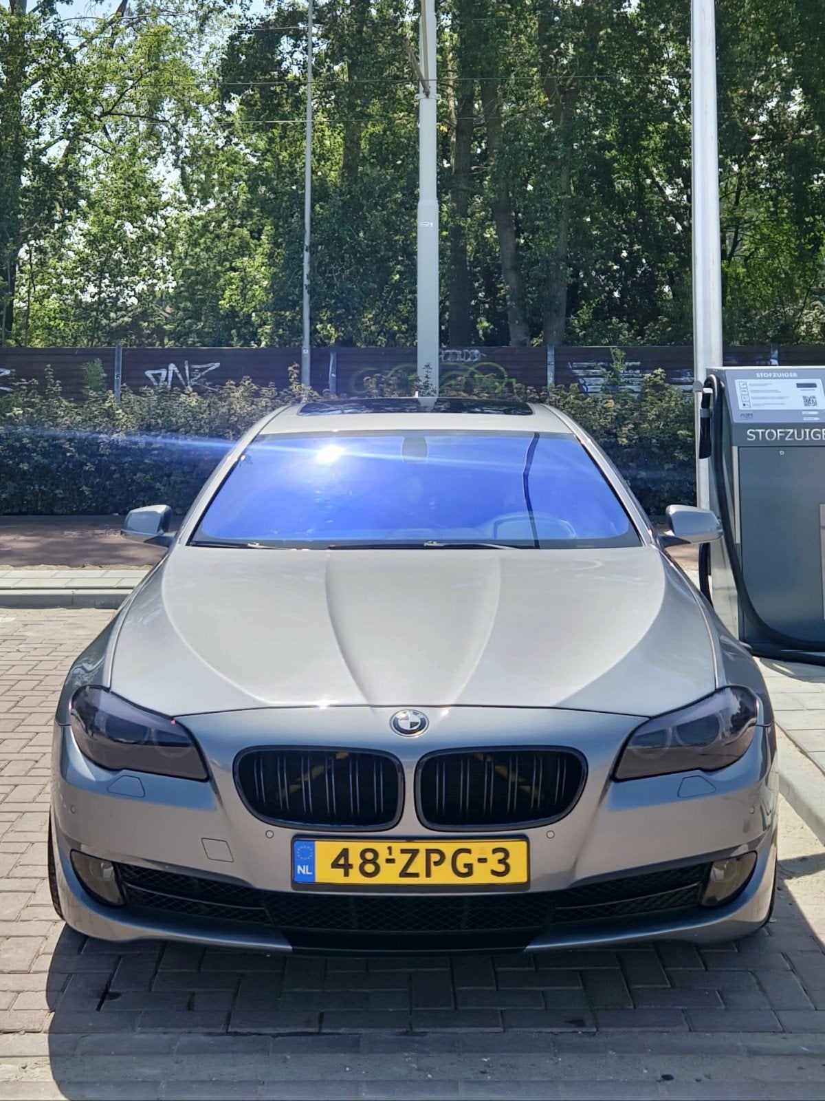 BMW 5-Serie 520I 135KW Sedan 2013 Grijs, Auto's, 183 pk, Achterwielaandrijving, 4 cilinders, Handgeschakeld
