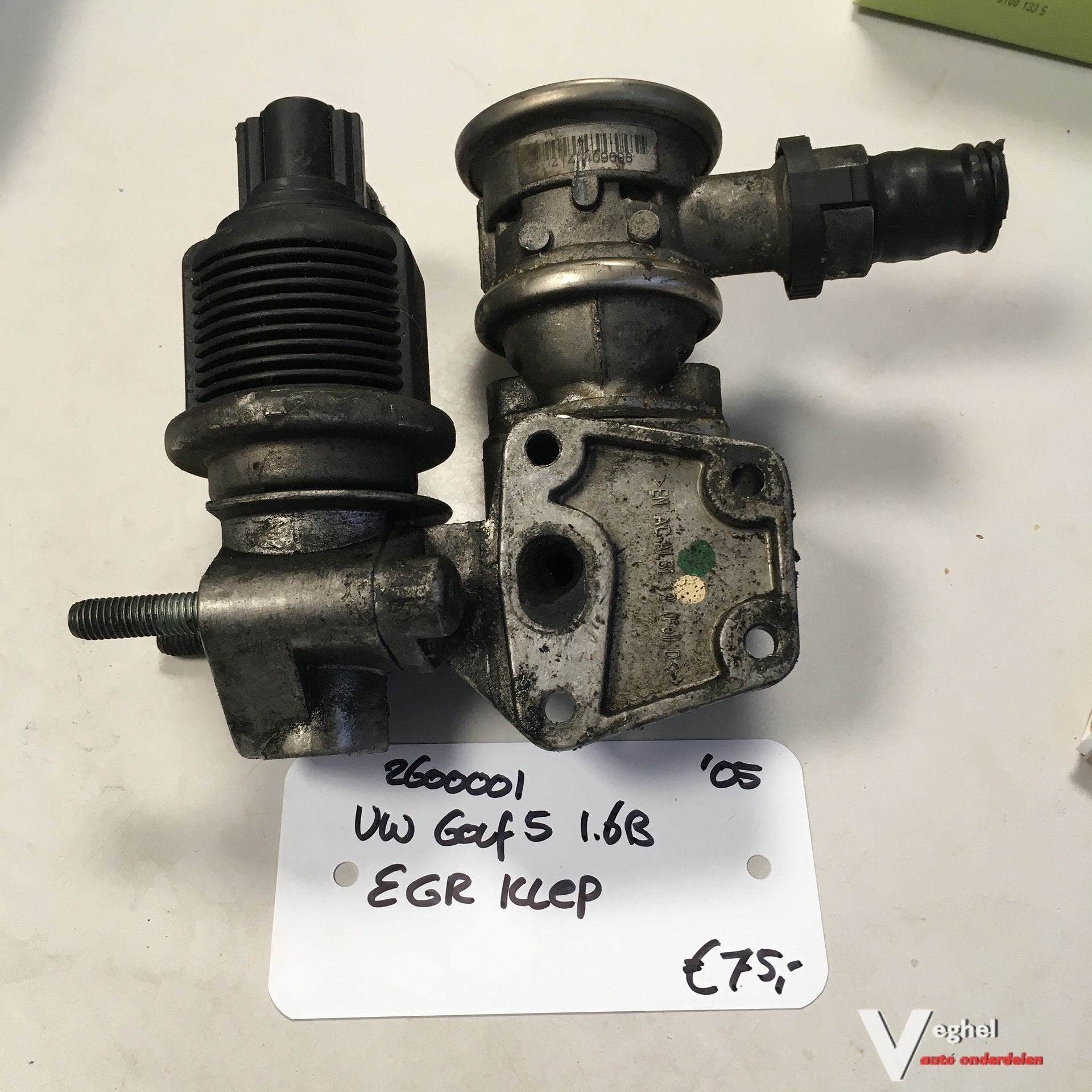 Vw Golf 5 1.6B 2005 5drs 2600001   EGR Klep, Gebruikt, -, -, Ophalen of Verzenden