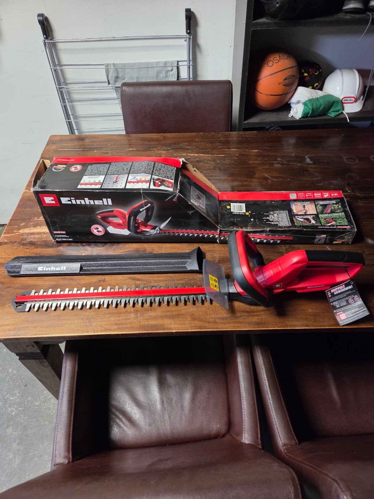 Nieuwe Einhell accu heggenschaar GE-CH 1846 Li Kit, Tuin en Terras, Ophalen of Verzenden, Nieuw, Accu