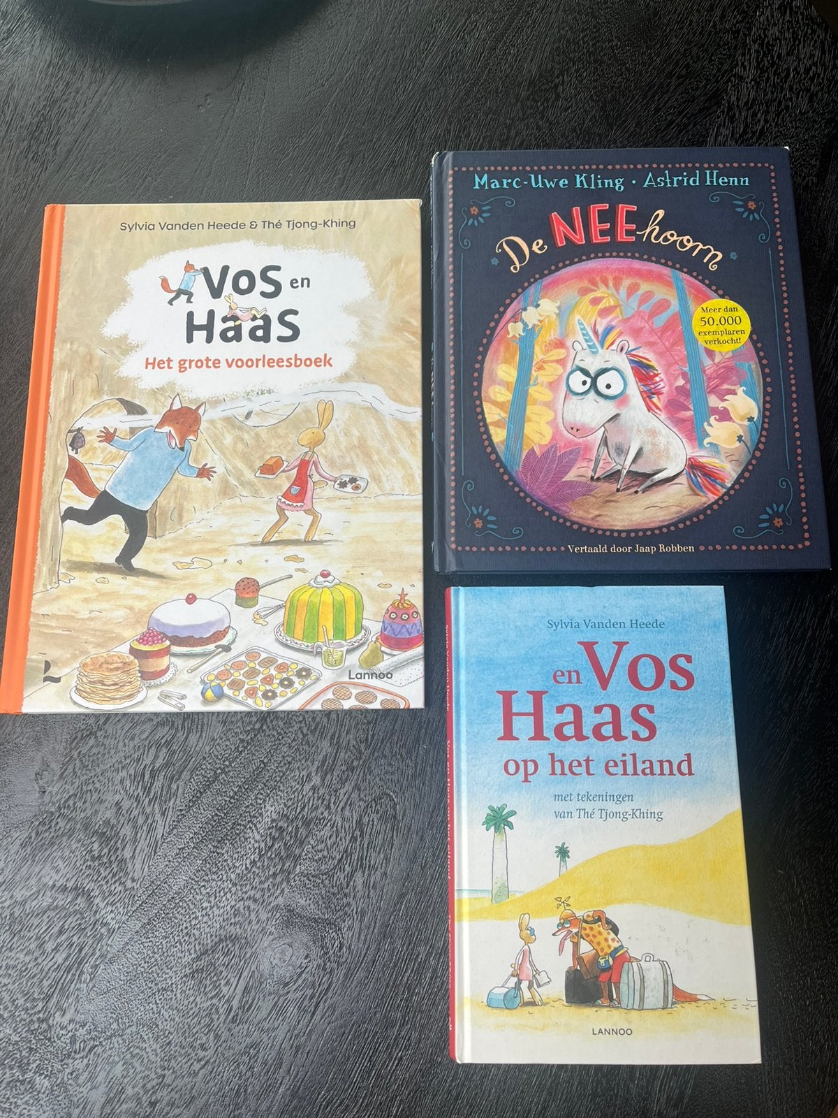 3 prachtige kinderboeken – Vos en Haas & De Neehoorn, Fictie algemeen, Jongen of Meisje, Ophalen of Verzenden, Zo goed als nieuw