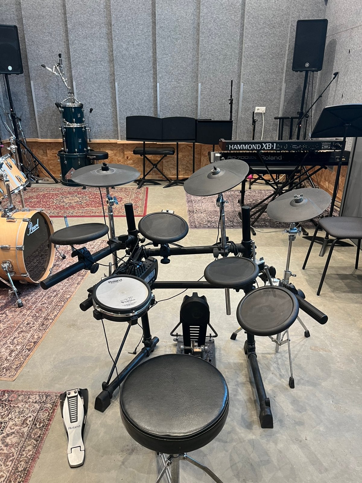 Roland TD-3 met extra cymbal pad en statief, Muziek en Instrumenten, Ophalen, Zo goed als nieuw, Roland