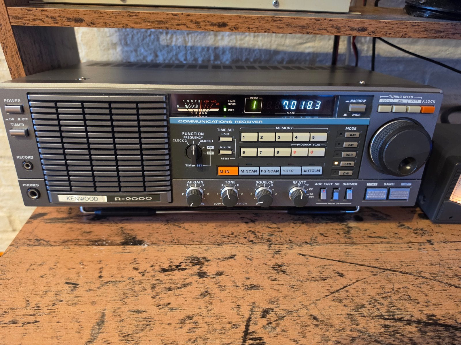 Kenwood R-2000 ontvanger met handleiding en service manual, Telecommunicatie, Ophalen of Verzenden