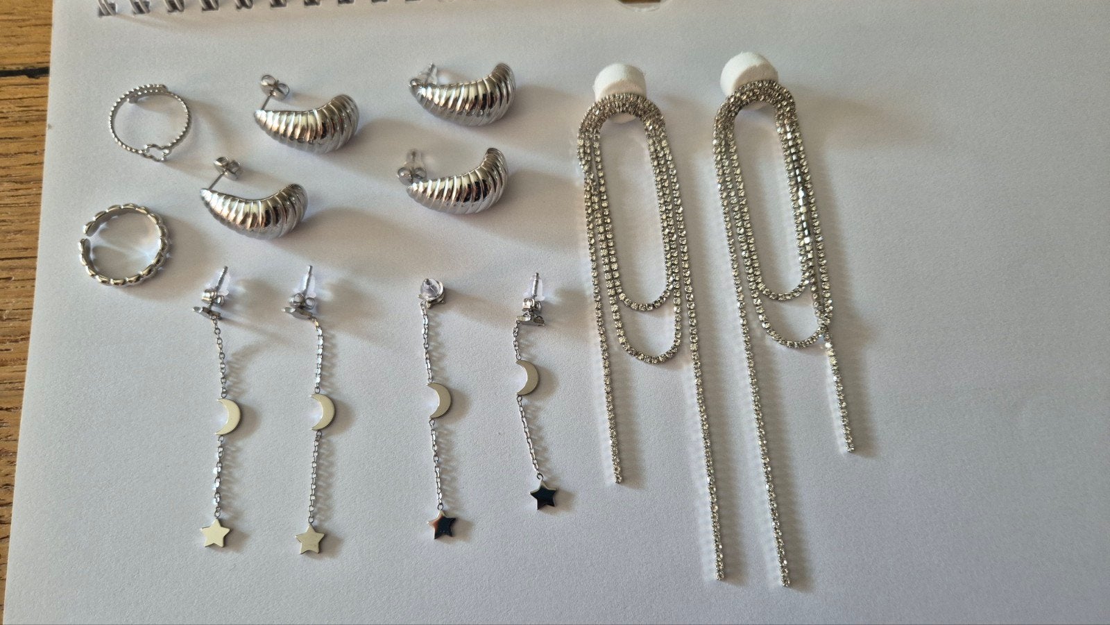 NIEUW My jewellery oorbellen oa ster maan en ringen, Ophalen, Nieuw