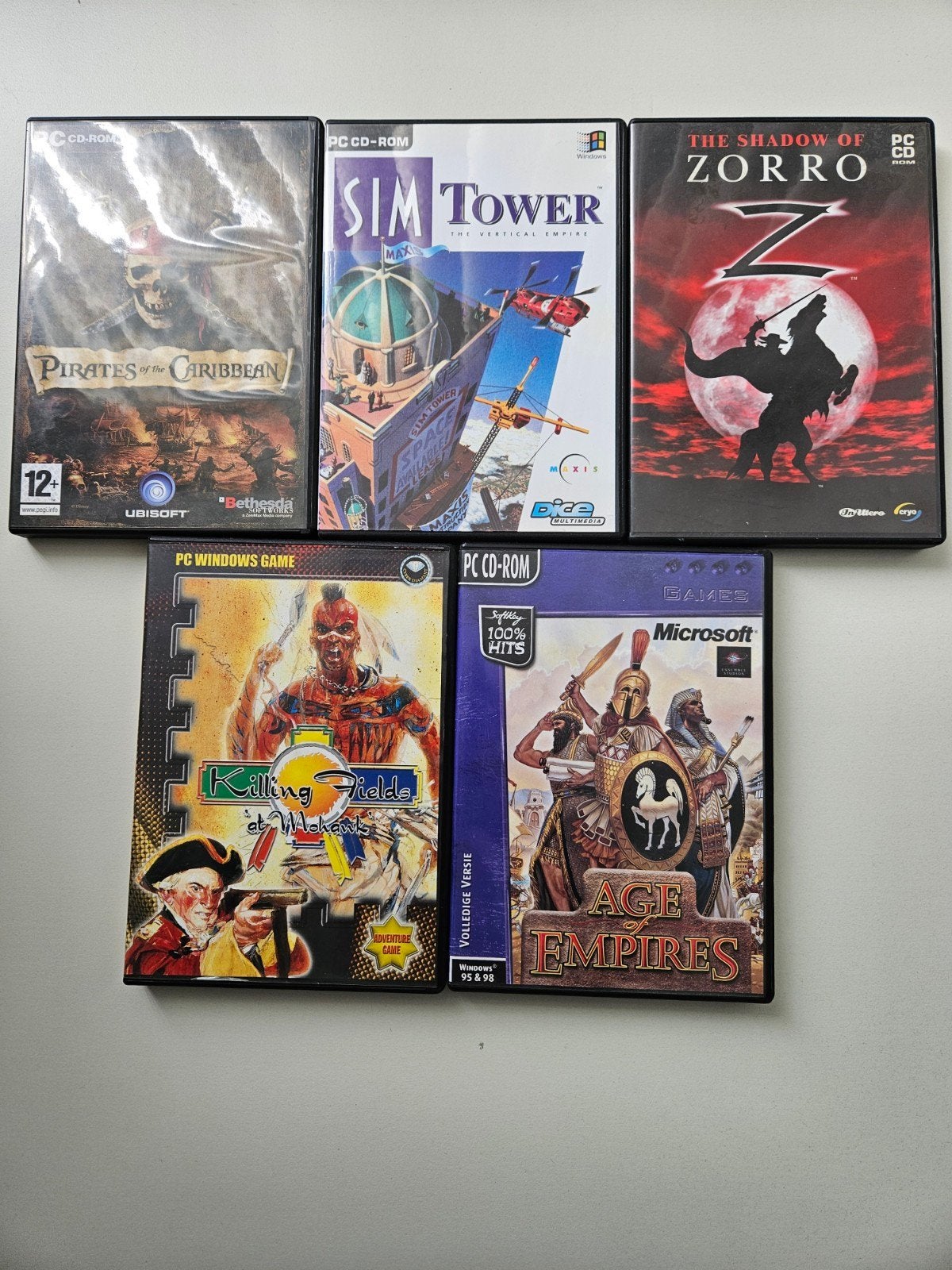 PC CD-ROM Games Collectie: Avontuur, Strategie & Meer, Gebruikt, Overige genres, 1 speler, Ophalen of Verzenden