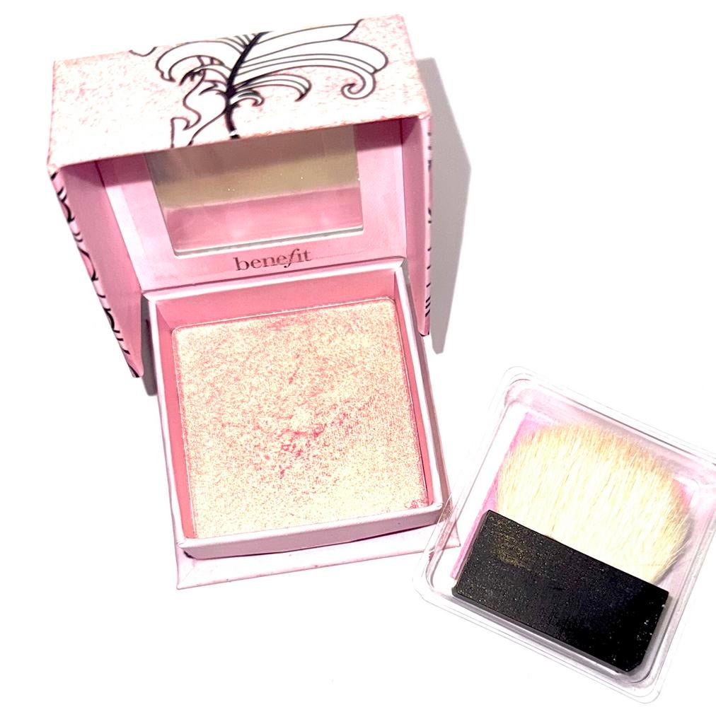 Benefit highlighter tickle, Ophalen of Verzenden, Zo goed als nieuw, Gehele gezicht