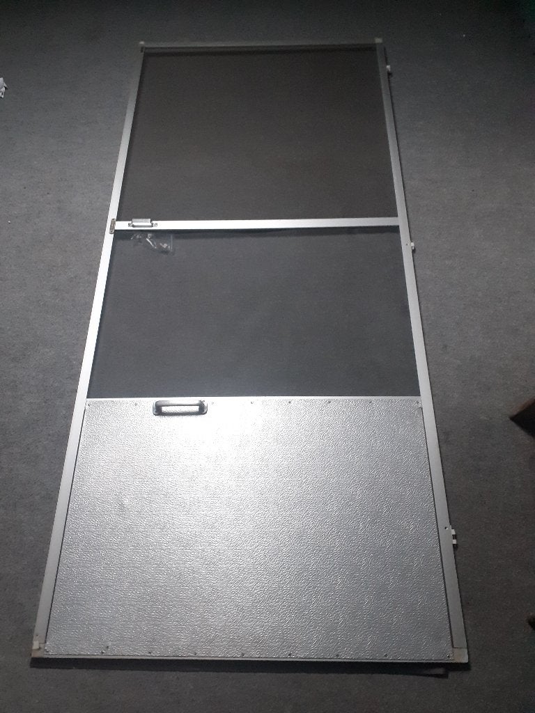 Aluminium Hordeur incl scharniertjes, Ophalen, 80 tot 100 cm, Hordeur, Zo goed als nieuw