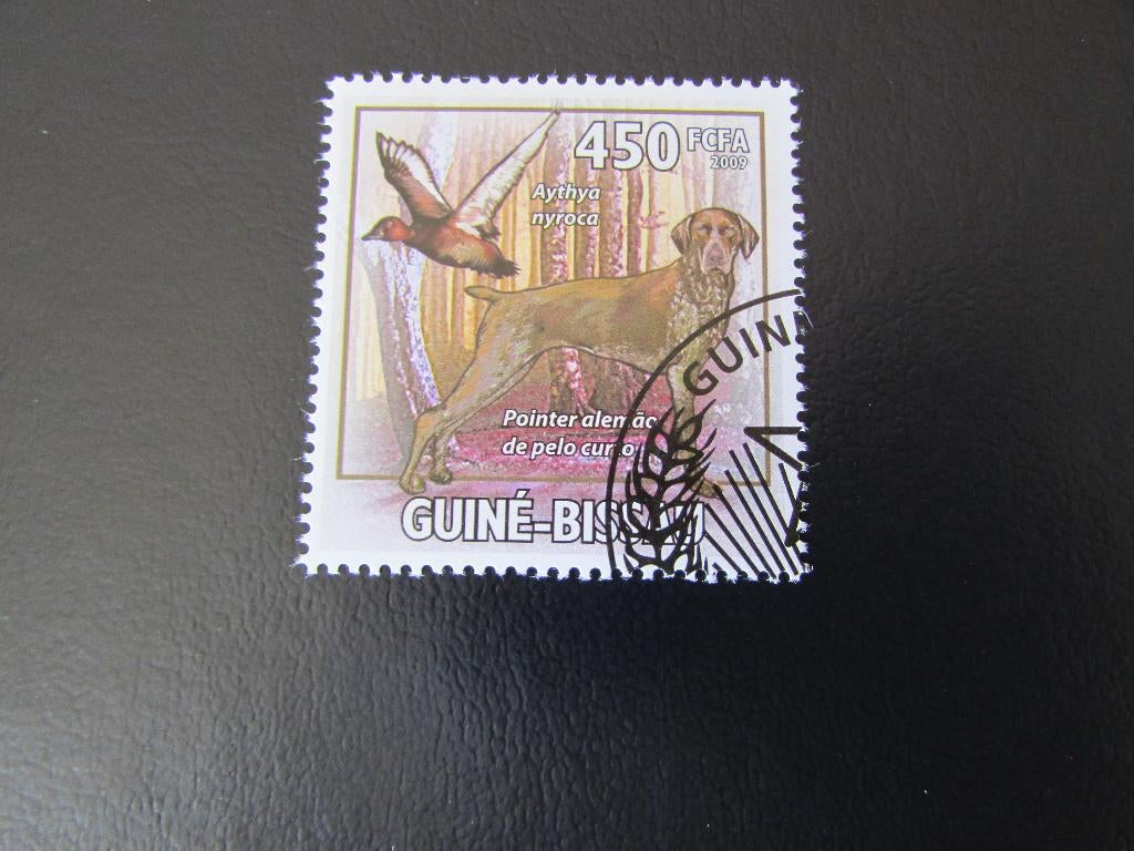 Postzegel Vogel: Witoog-Eend uit Guinee-Bissau, Ophalen of Verzenden, Gestempeld, Dier of Natuur