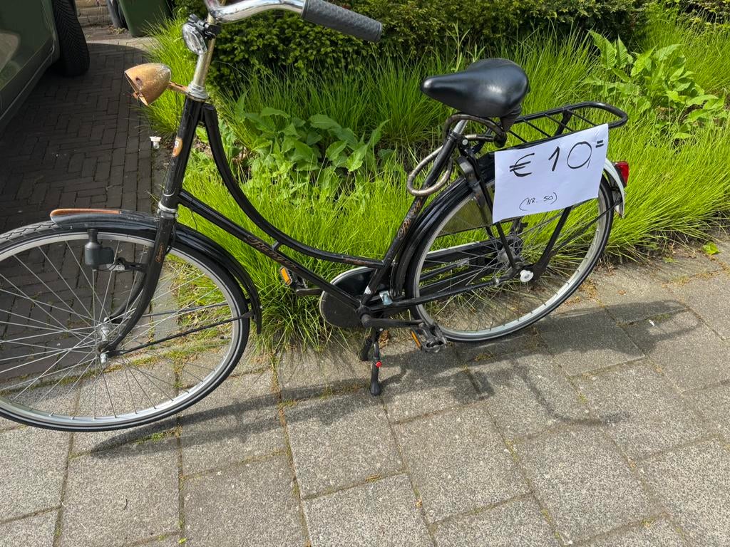 Omafiest voor een prikkie, Ophalen, Gebruikt, Terugtraprem