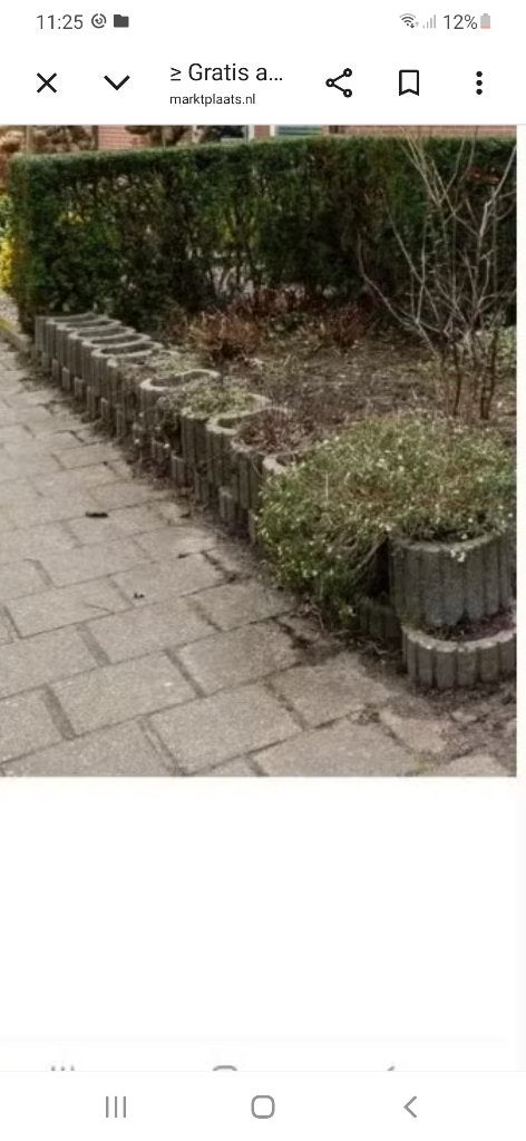 Gratis af te halen stenen bloembakken, Ophalen, Steen, Gebruikt, Minder dan 30 cm