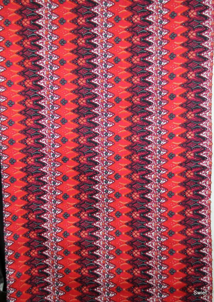 11005 Originele vintage retro stof stoffen gordijnstof Swiet, Overige kleuren, 120 cm of meer, Ophalen of Verzenden, Katoen