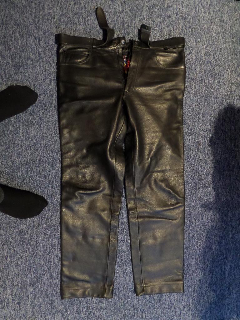 Motor Kleding, Broek | leer, Heren, MQP, Ophalen of Verzenden