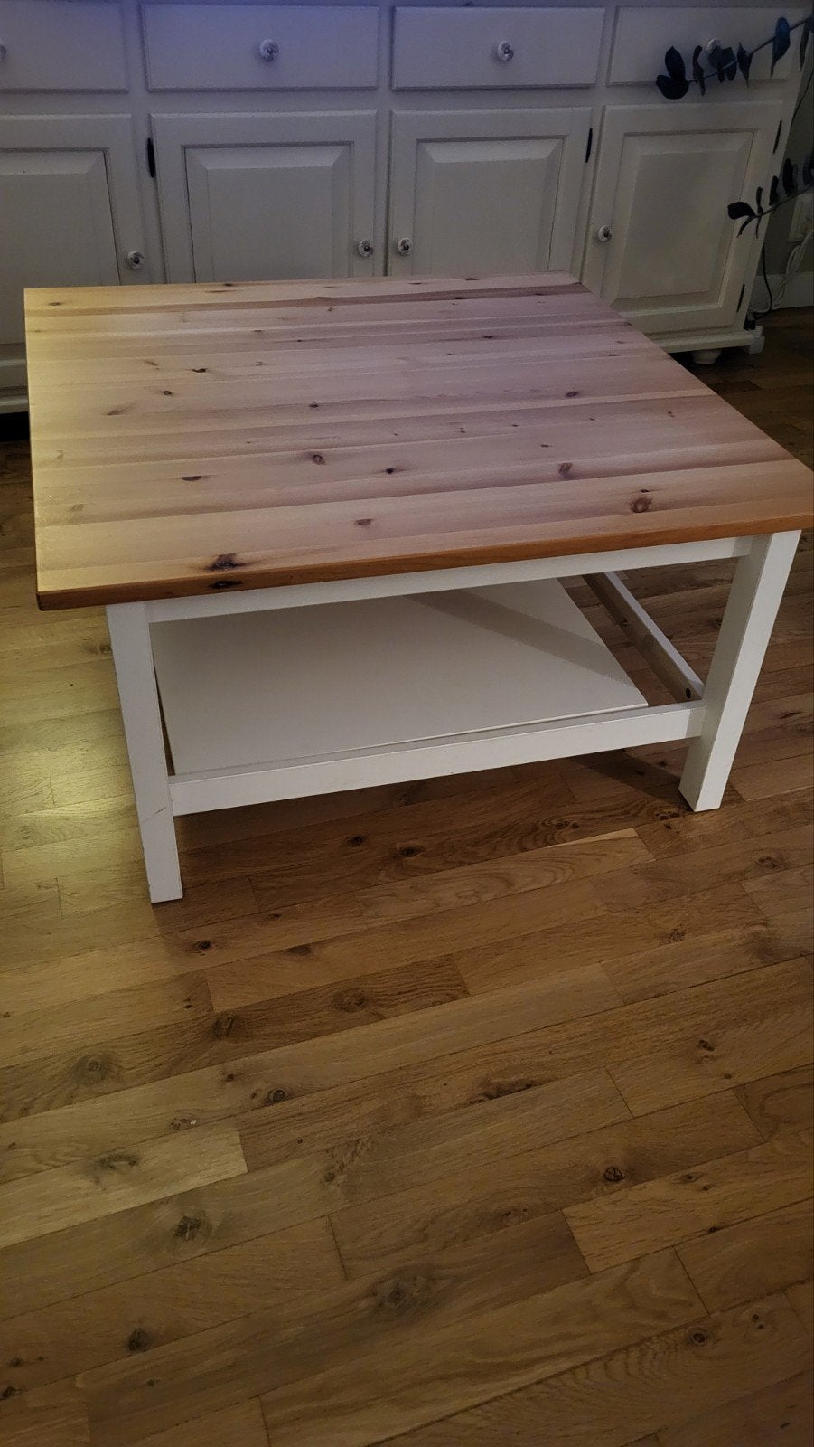 Vierkante salontafel van 90x90x45 cm, Huis en Inrichting, Ophalen, Gebruikt, 50 tot 100 cm, Vierkant