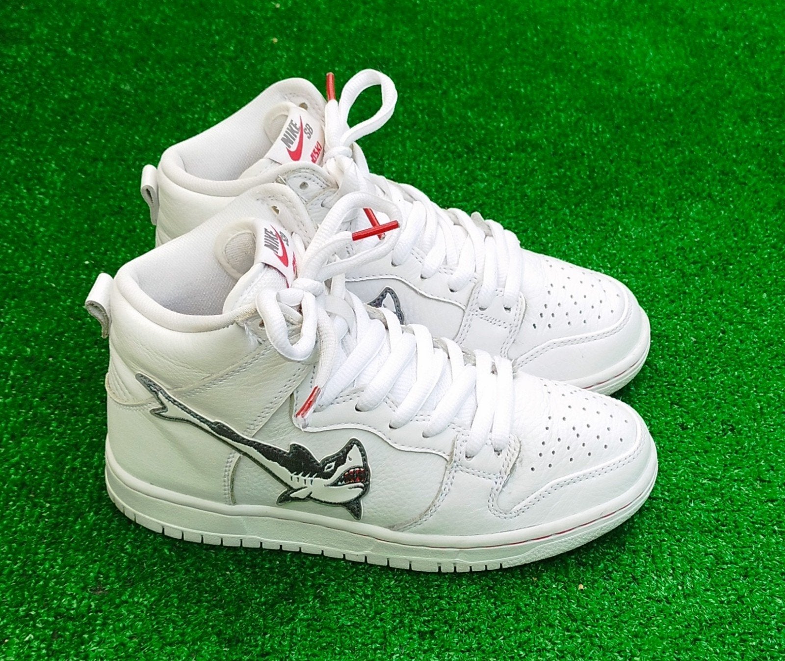 Nike SB Dunk High Pro ISO 'Oski' White Shark Maat #36, Wit, Nike, Ophalen of Verzenden, Nike