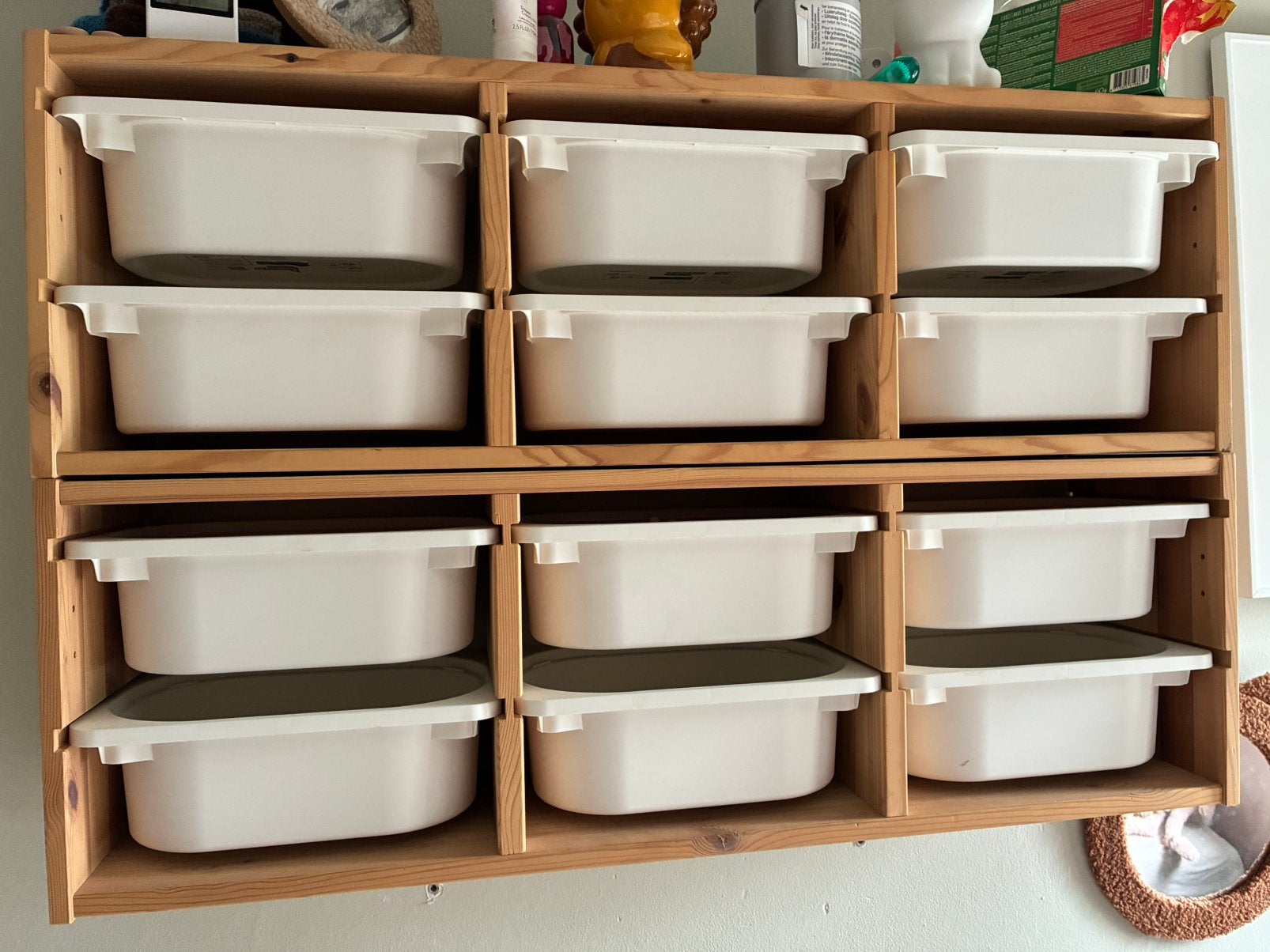 2x ikea trofast met bakken, Ophalen, Zo goed als nieuw, 75 tot 100 cm, Minder dan 50 cm