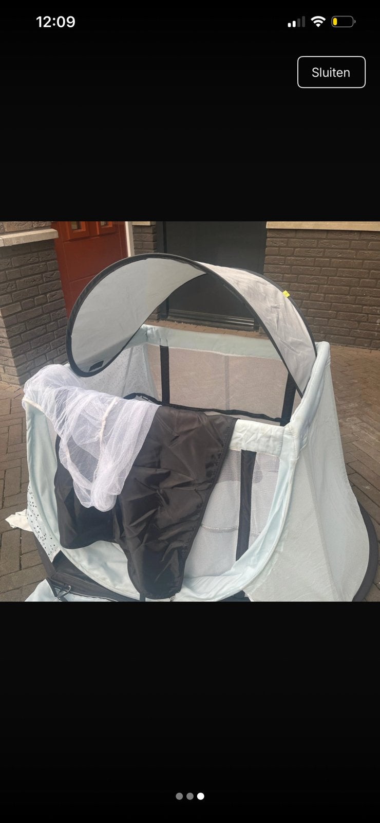 Aeromoov reisbedje, Kinderen en Baby's, Babywiegjes en Ledikanten, Ophalen, Reisbedje