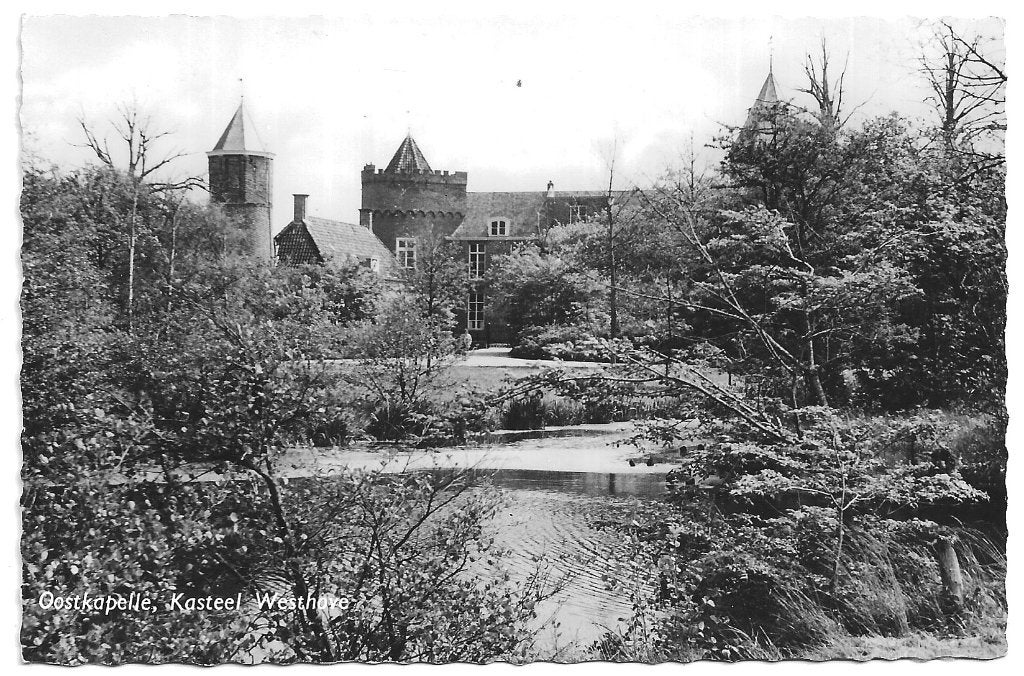 AK Oostkapelle - Kasteel Westhove, Verzenden, 1960 tot 1980, Ongelopen, Zeeland