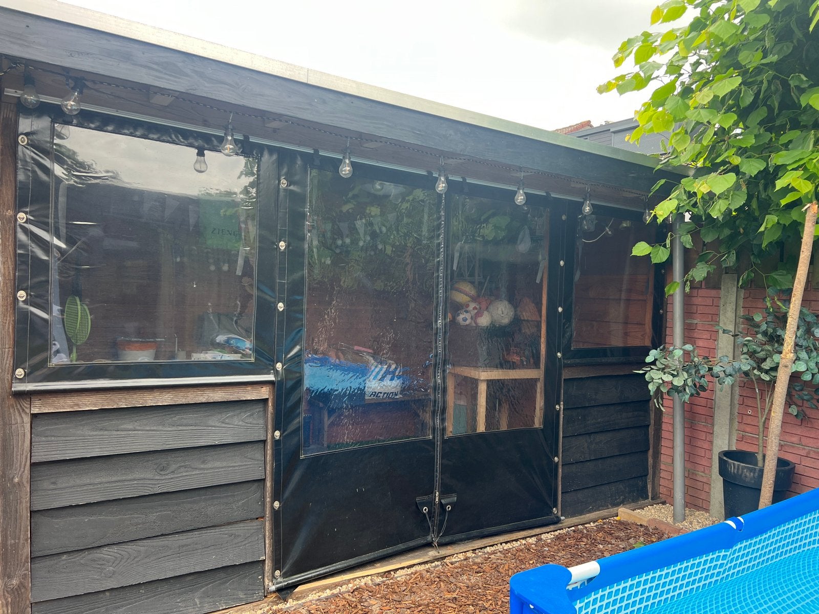 Verandazeil / zeildoek, Tuin en Terras, Ophalen of Verzenden, Zo goed als nieuw, Veranda