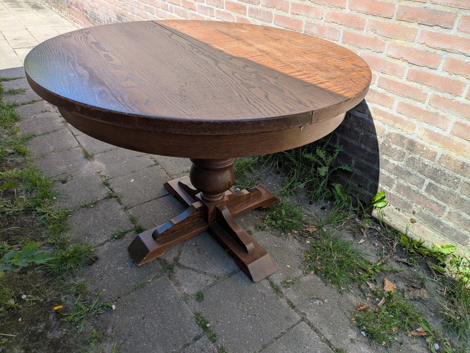 Tafel Vintage Uitschuiftafel Eettafel Zes Personen Jaren 60, Huis en Inrichting, Tafels | Eettafels, Ophalen, Gebruikt, 200 cm of meer