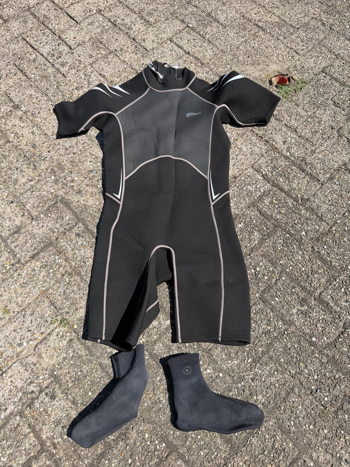 Crivit Beach Wetsuit met Neopreen Schoenen, Ophalen, Gebruikt, Dame of Heer, Wetsuit