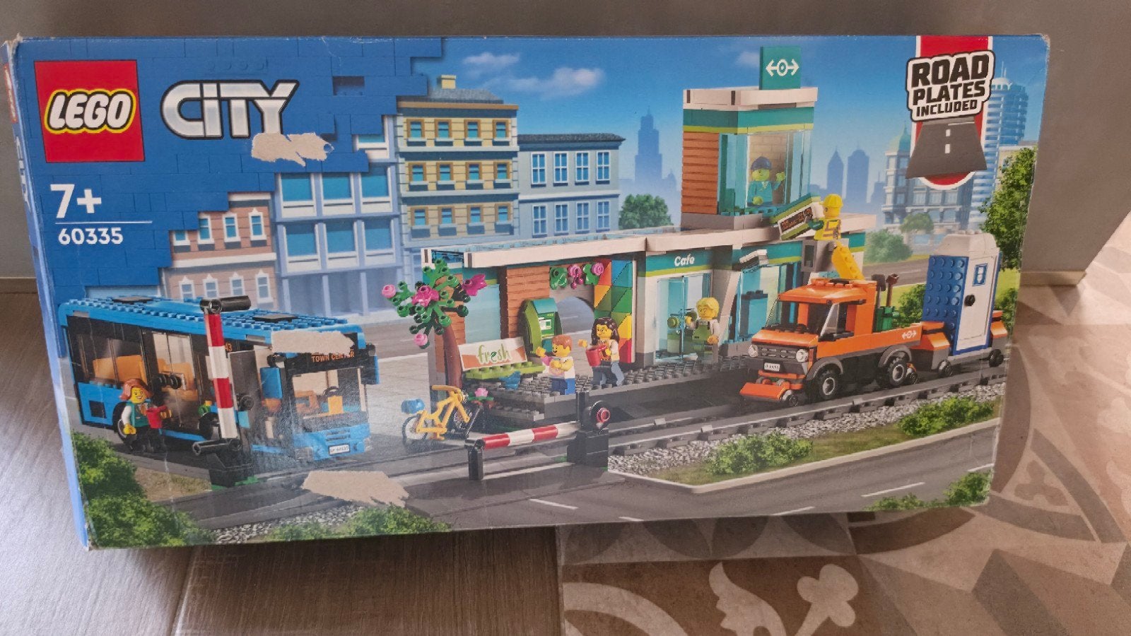 Lego City 60335 Treinstation met bus en rails, City, Lego, Ophalen of Verzenden, Zo goed als nieuw