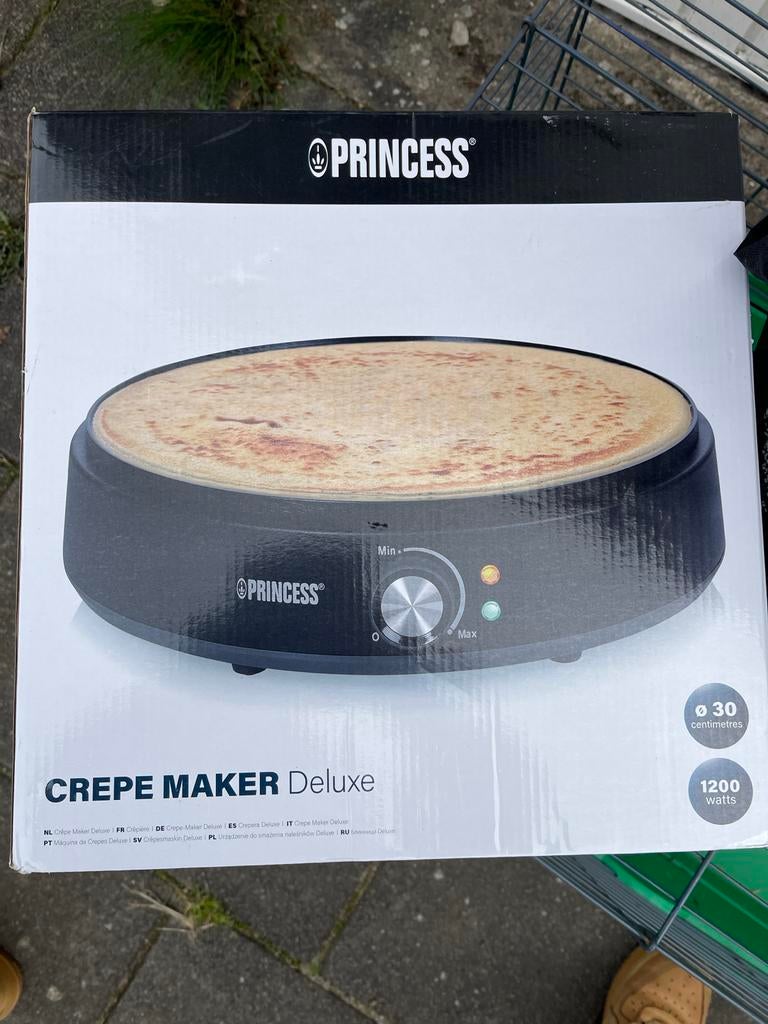 Princess Crêpe Maker Deluxe pannenkoekenpan Nieuw electrisch, Ophalen of Verzenden, Nieuw