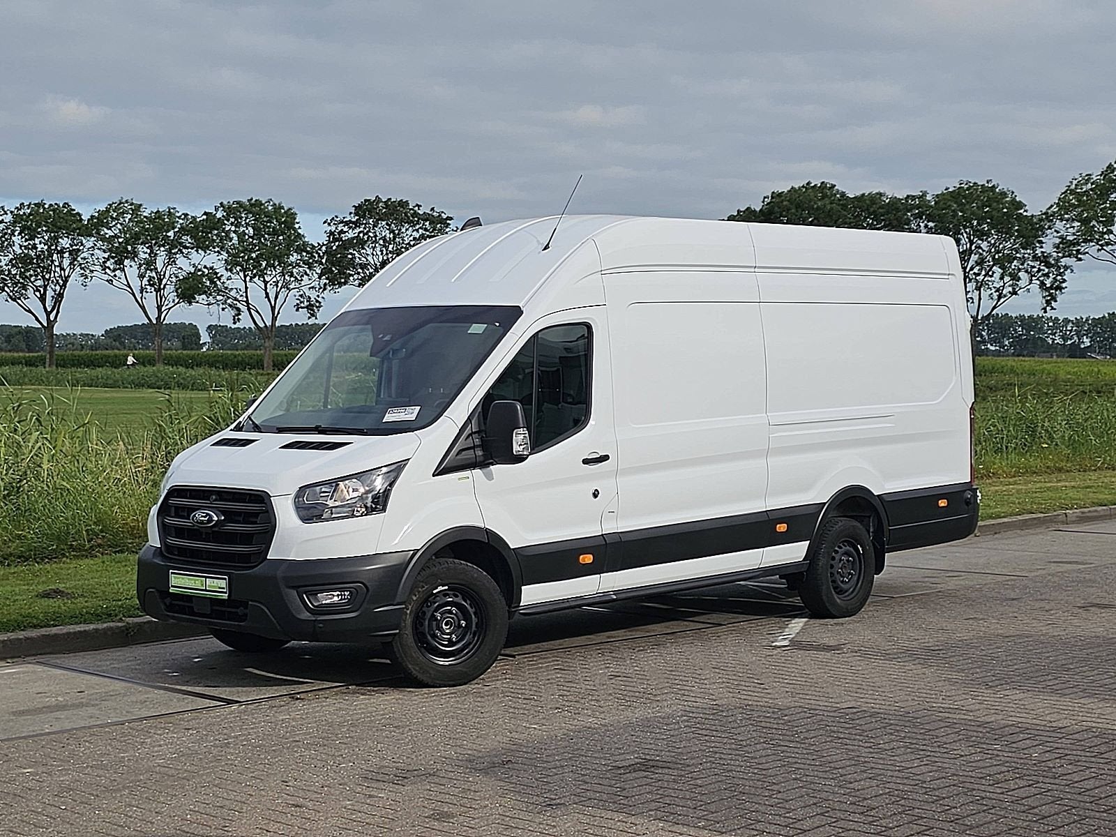 FORD TRANSIT 350 l4h3 navi camera, Auto's, Gebruikt, Euro 6, Wit, Bedrijf