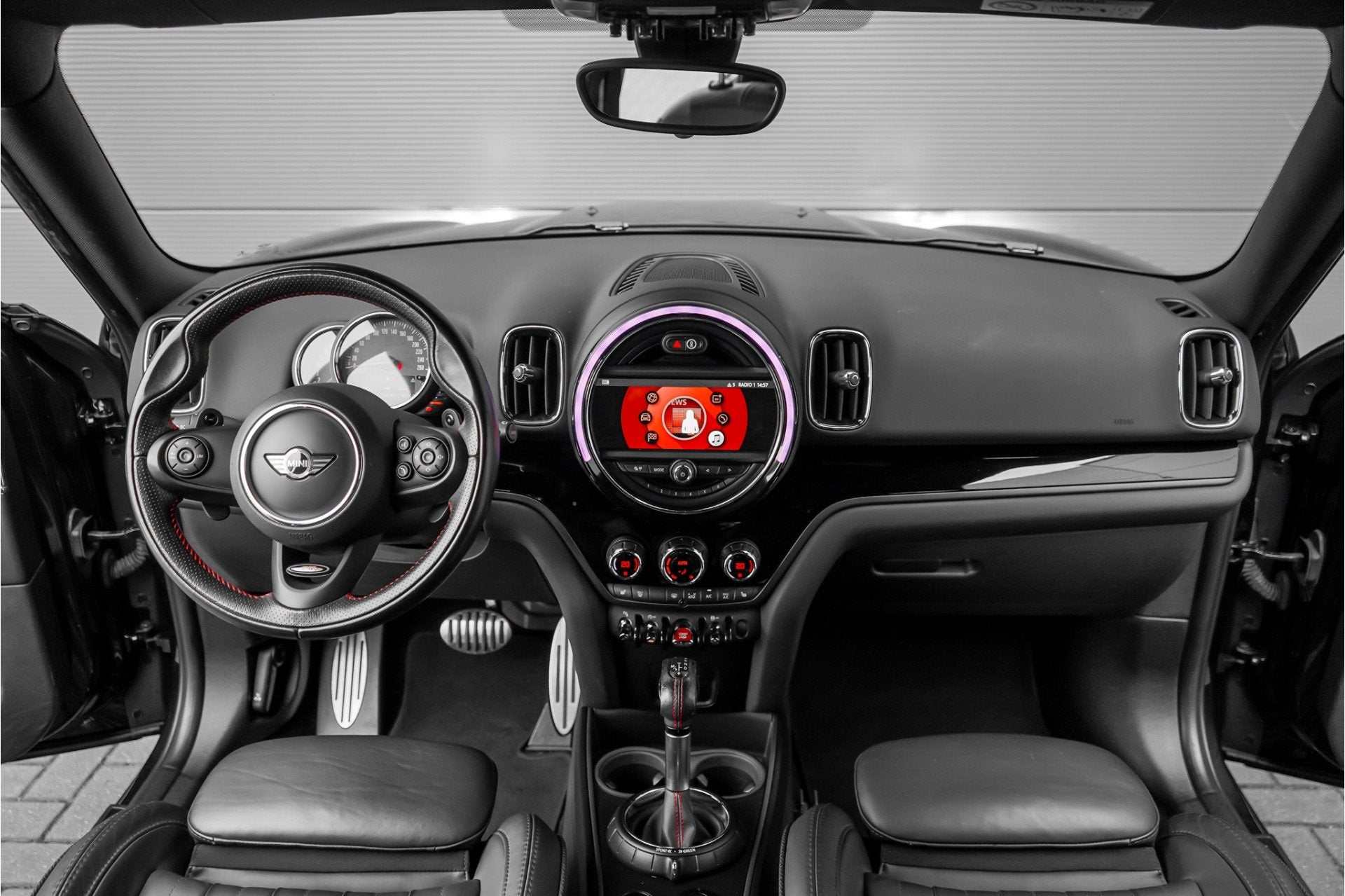MINI Countryman 2.0 Cooper S Chili Leder Navi H/K PDC 19", Auto's, Gebruikt, 1435 kg, Zwart, SUV of Terreinwagen