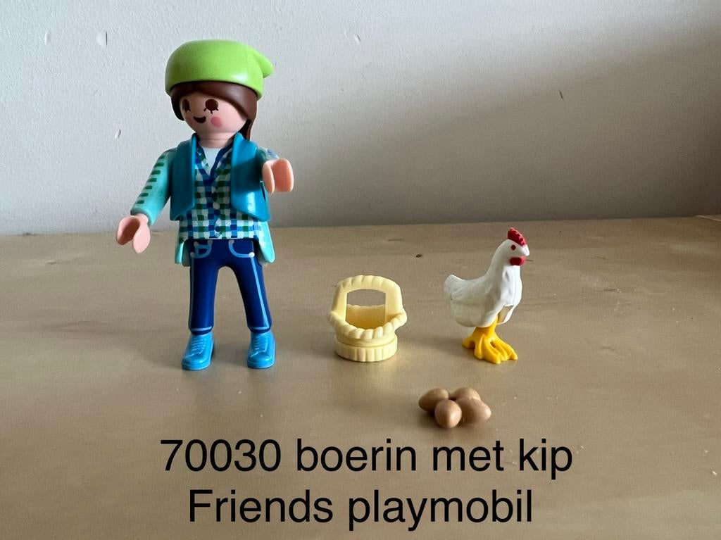 Playmobil friends 70030 boerin met kip, Ophalen of Verzenden, Zo goed als nieuw, Los playmobil