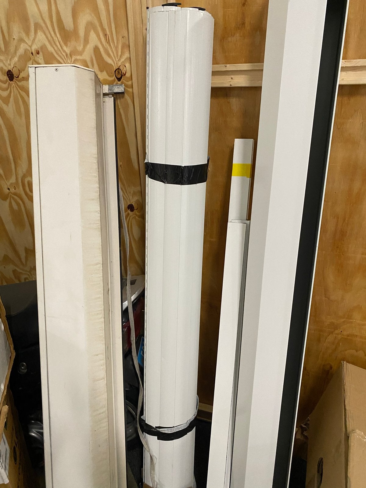 Rolluiken, Doe-het-zelf en Verbouw, Rolluiken, Gebruikt, 200 cm of meer, ., Wit