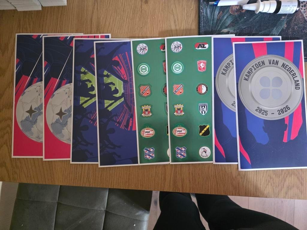 Plus voetbal stickers kaartjes + xxl stickers, Ophalen of Verzenden, Nieuw, Sticker