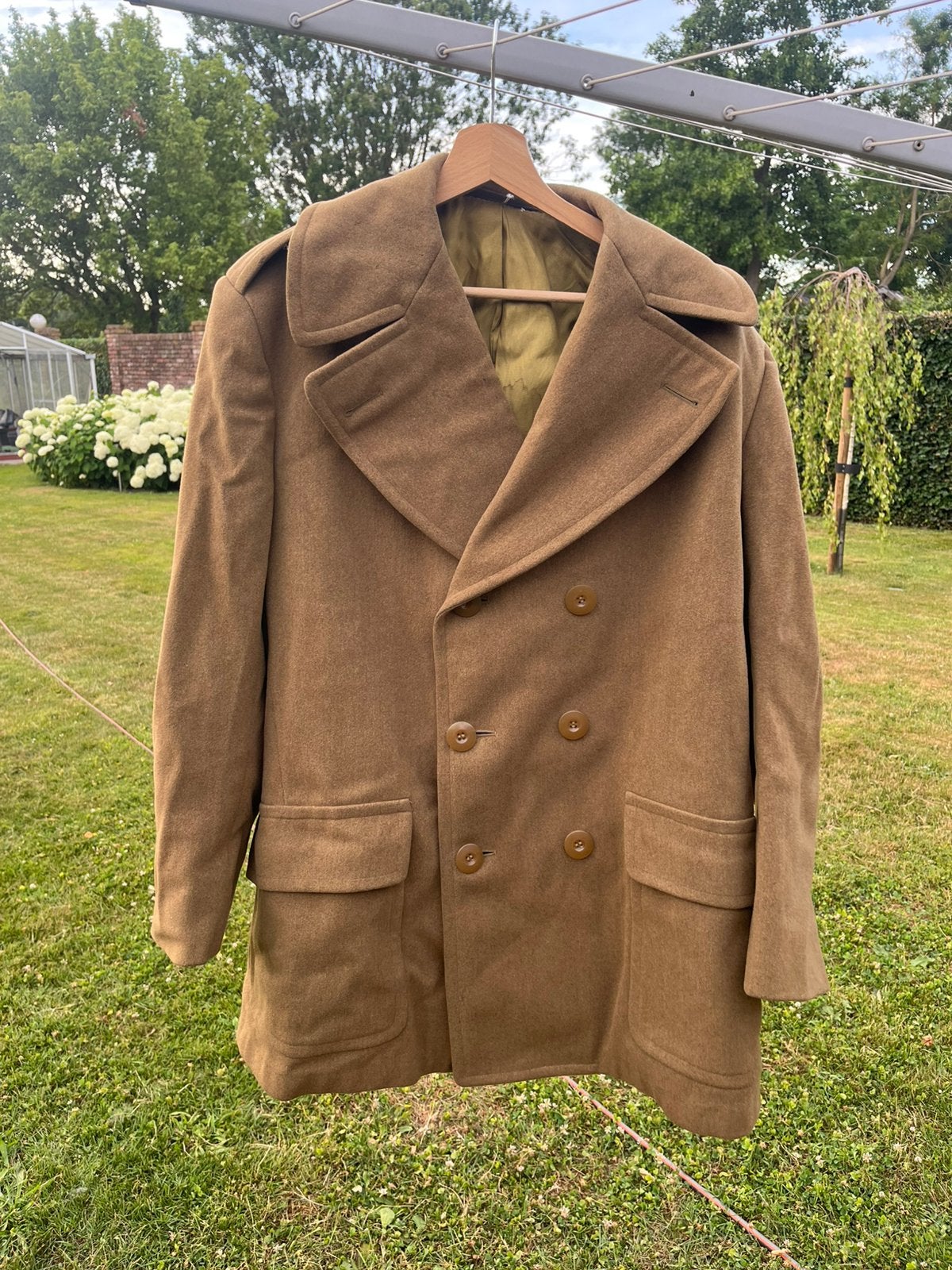 US officers short overcoat army WW2 WO2, Ophalen of Verzenden, Amerika, Kleding of Schoenen