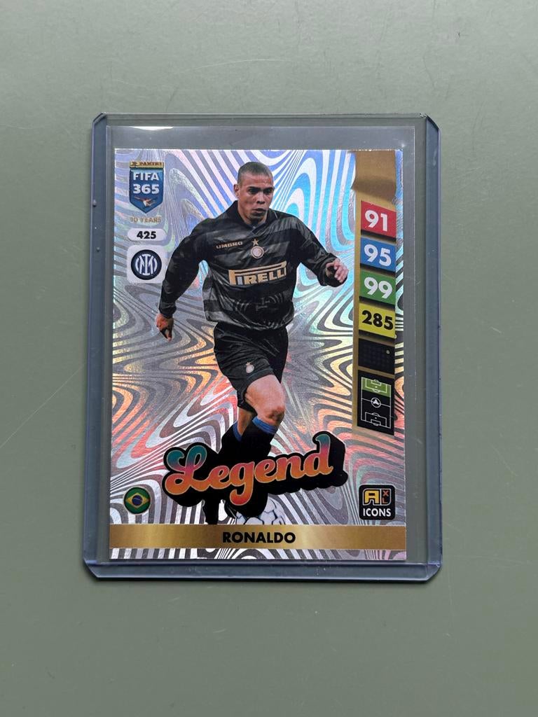 Panini FIFA 365 Icons Legend Ronaldo Spelerskaart, Ophalen of Verzenden, Nieuw, Losse kaart
