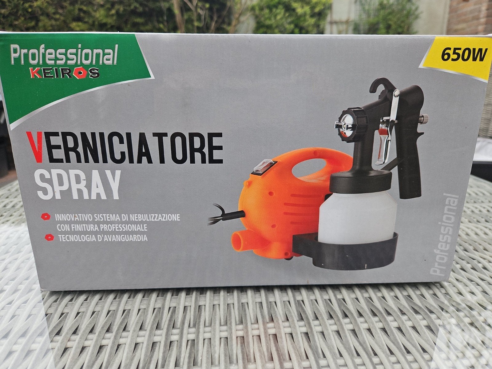 Nieuwe Verfspuit / Sprayer 650W - Professional Keiros, Ophalen, Nieuw, Verfspuit of Verfpomp