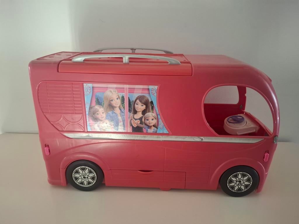 Barbie Uitklapbare Camper met Accessoires, Ophalen of Verzenden, Gebruikt