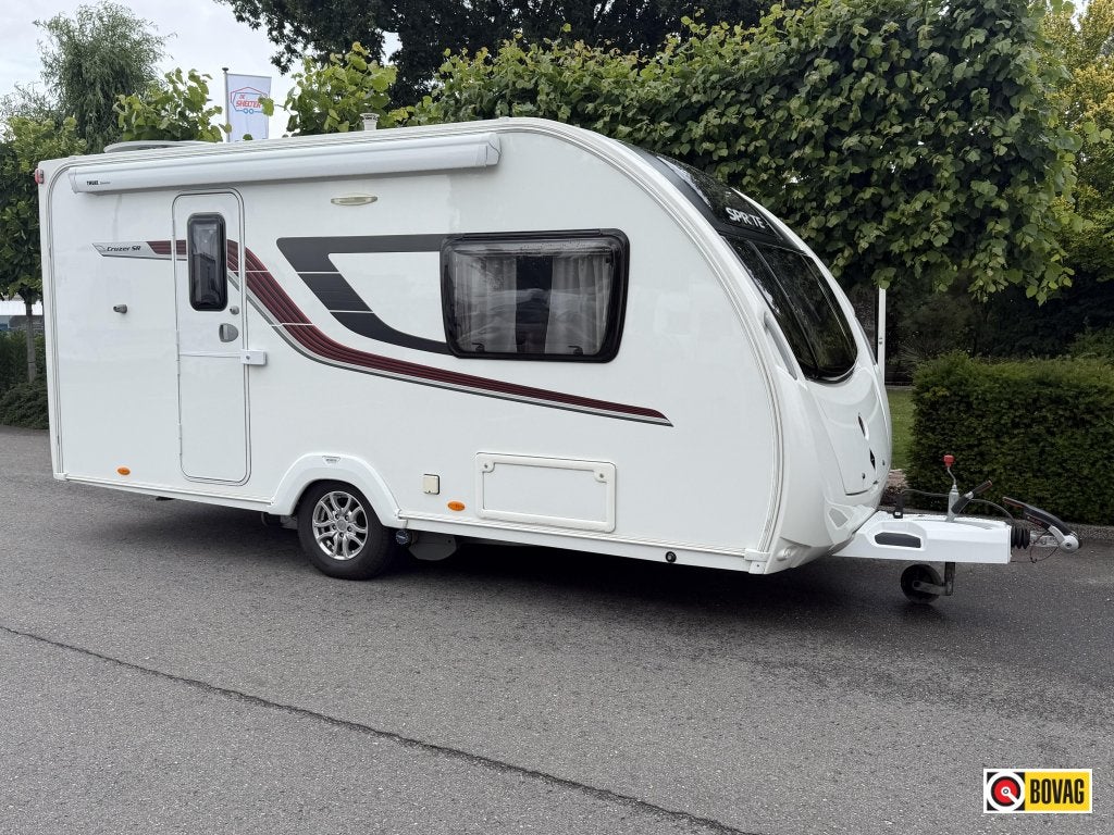 Sprite Cruzer 460 SR Mover,luifel,Sateliet schotel, Caravans en Kamperen, Caravans, Dwarsbed, Tot en met 2, Bedrijf, 4 tot 5 meter