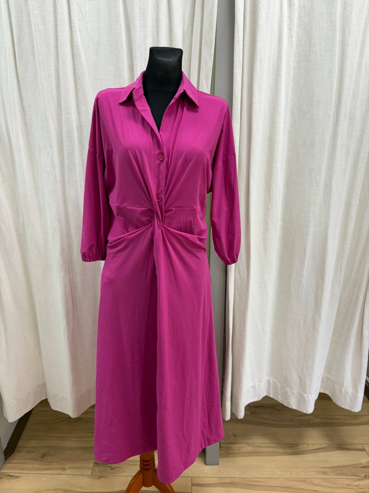 Studio Anneloes jurk maat L travelstof, Kleding | Dames, Jurken, Maat 42/44 (L), Ophalen of Verzenden, Zo goed als nieuw, Roze