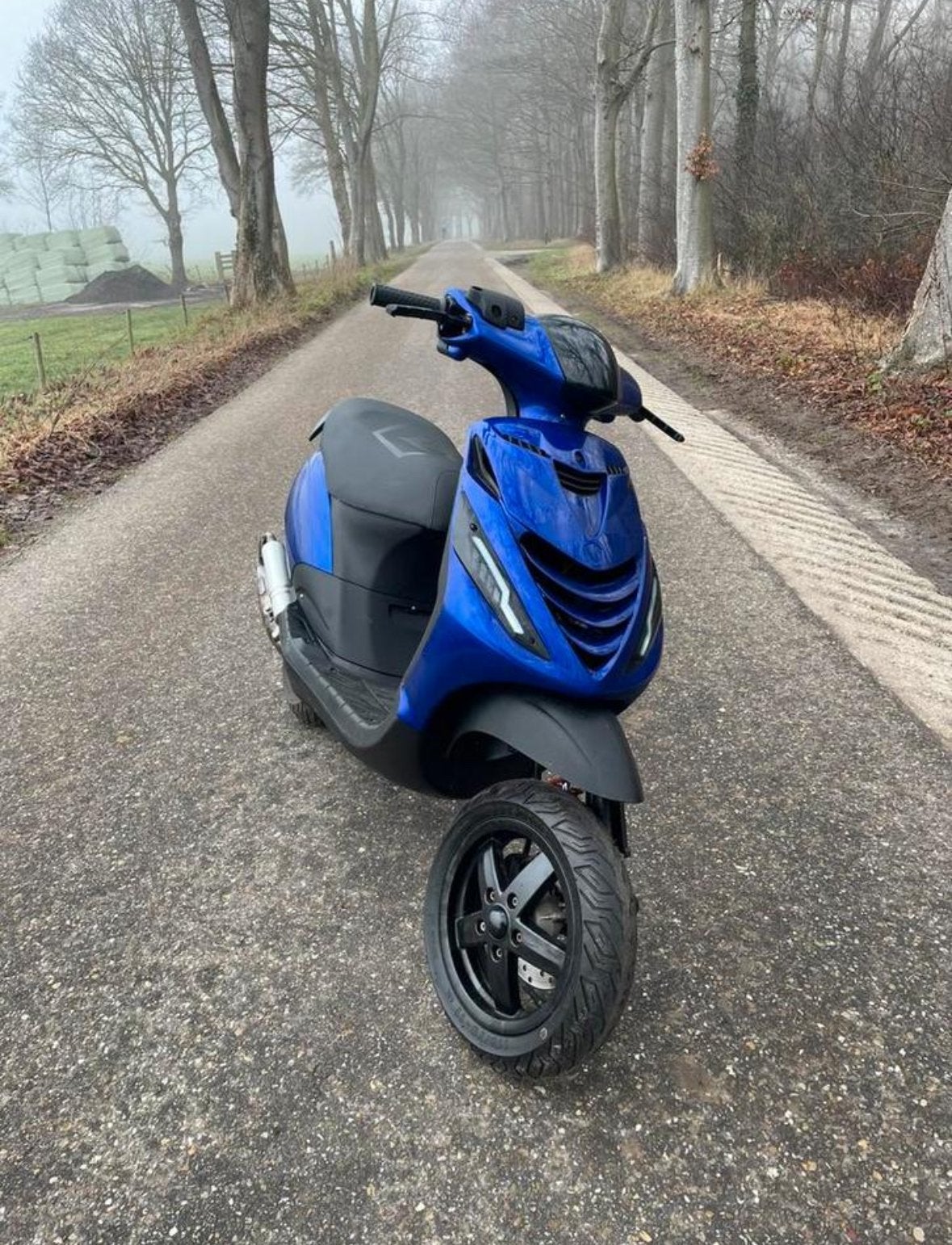 Piaggio Zip 70cc Malossi MHR - Candy Blue Alpha LED, Ophalen of Verzenden, Gebruikt, Maximaal 45 km/u
