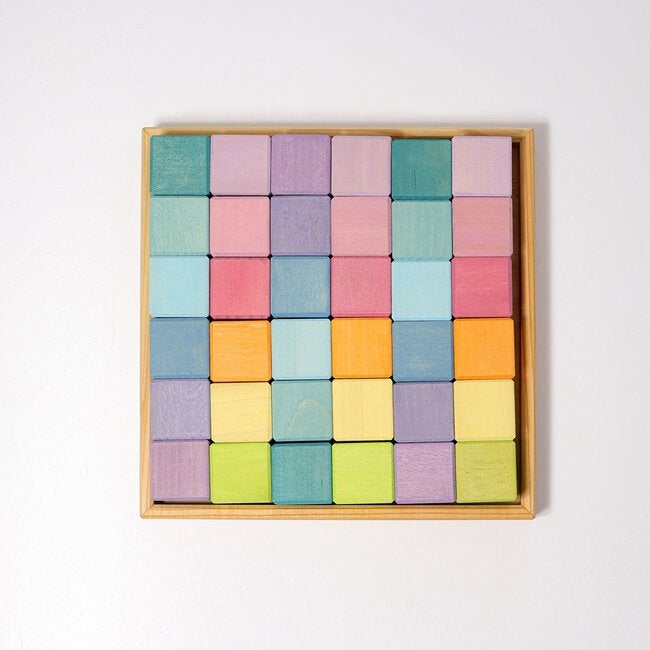 GEZOCHT! Grimm pastel blokken set, Ophalen, Zo goed als nieuw