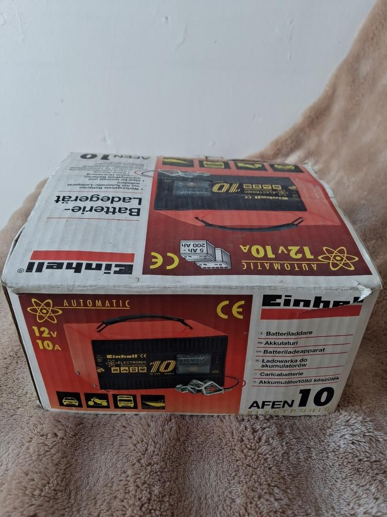 Einhell Acculader AFEN 10 - Gebruikt, werkt perfect, Ophalen