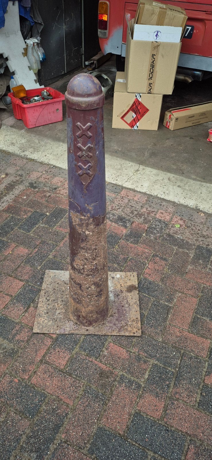 Authentieke Amsterdamse Paal (Amsterdammertje), Ophalen