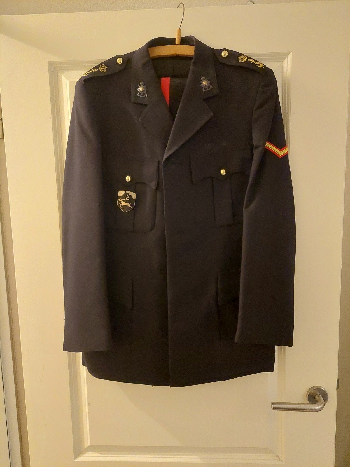 Korps Mariniers uniform ( Barathea), jas, broek, pet en hand, Verzamelen, Militaria | Algemeen, Ophalen of Verzenden, Marine, Nederland