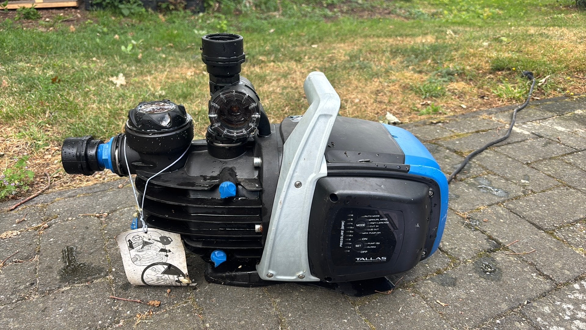 Tallas D-Eboost 850/45 Hydrofoorpomp - 850W, Tuin en Terras, Waterpompen, Ophalen, Gebruikt, Elektrisch, Hydrofoorpomp