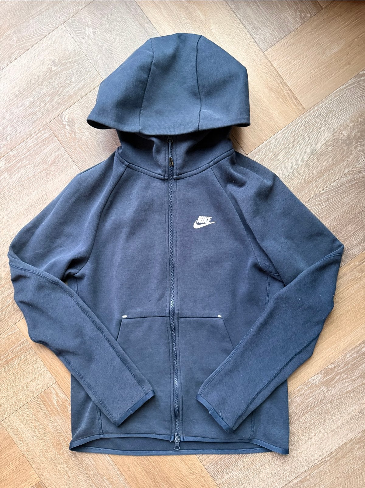 Nike Tech Fleece Hoodie Donkerblauw - Maat XS, Ophalen of Verzenden, Zo goed als nieuw