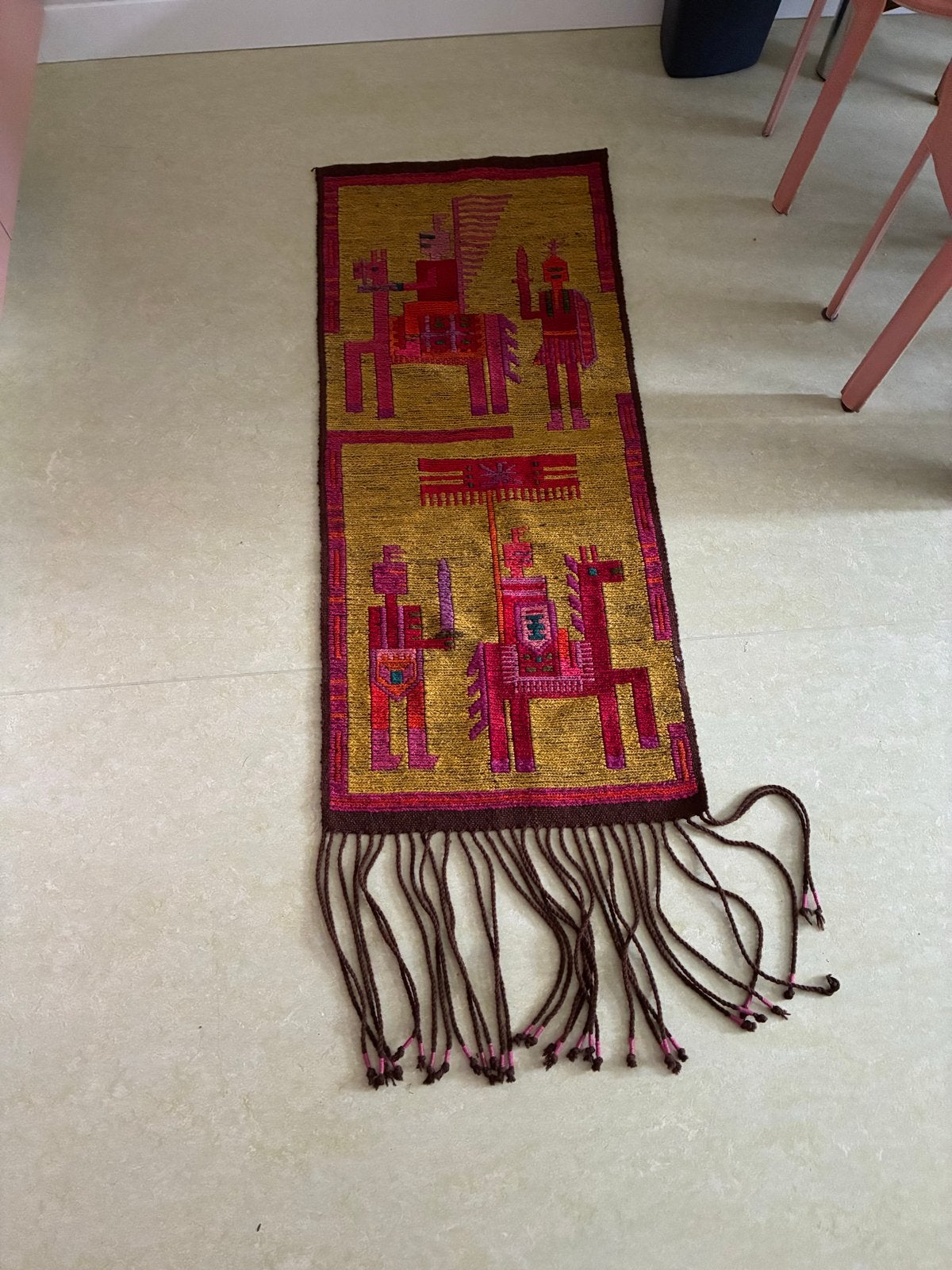 Wandtapijt Retro Ridders - Uniek en Kleurrijk, Ophalen, Huis en Inrichting