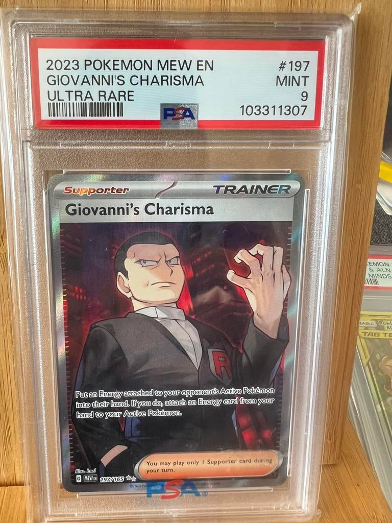 Pokémon Giovanni’s Charisma PSA 9, Ophalen of Verzenden, Zo goed als nieuw