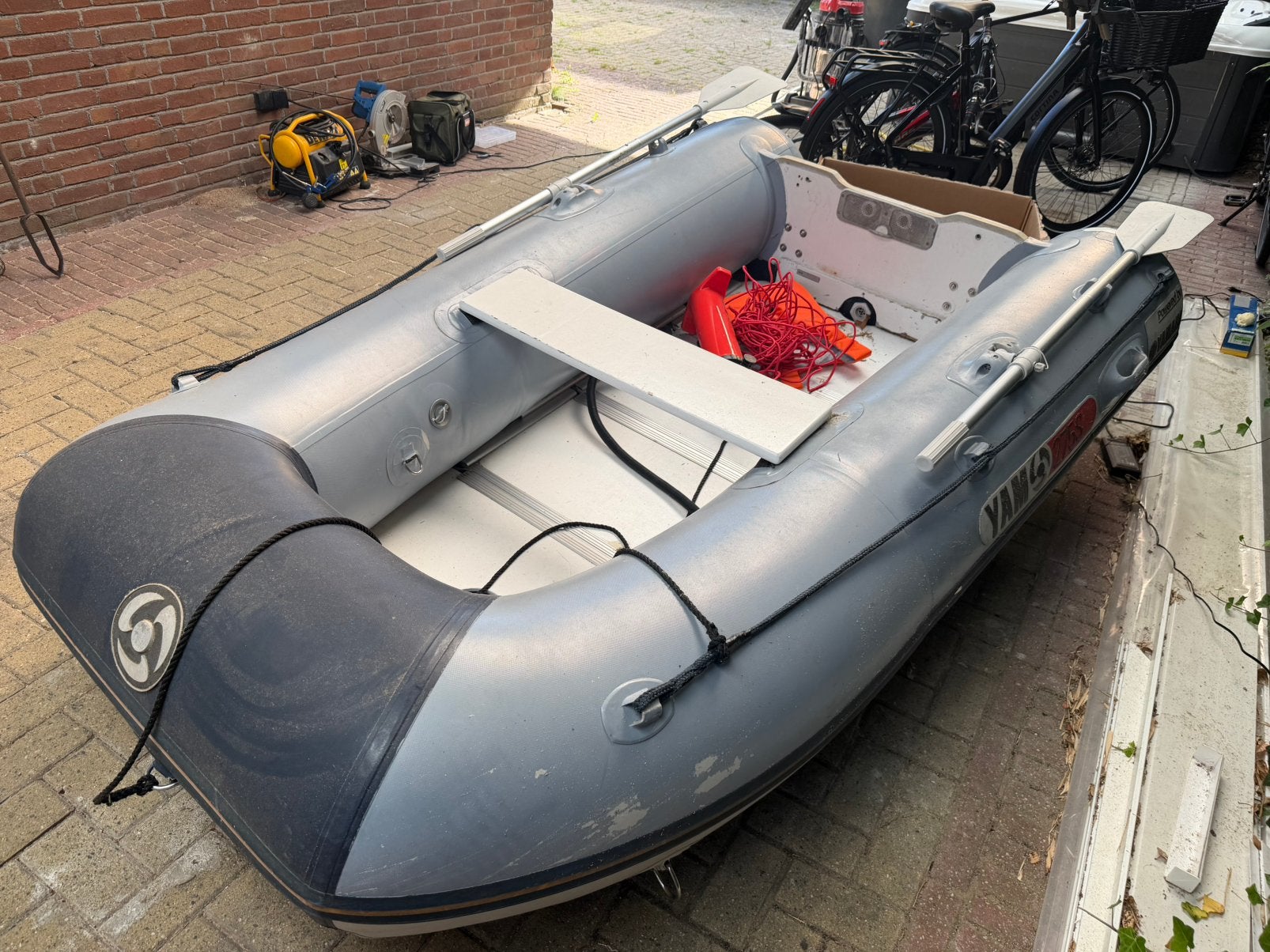 Yam 275s met 4-takt motor 2,5pk loopt perfect, Ophalen of Verzenden, Zo goed als nieuw