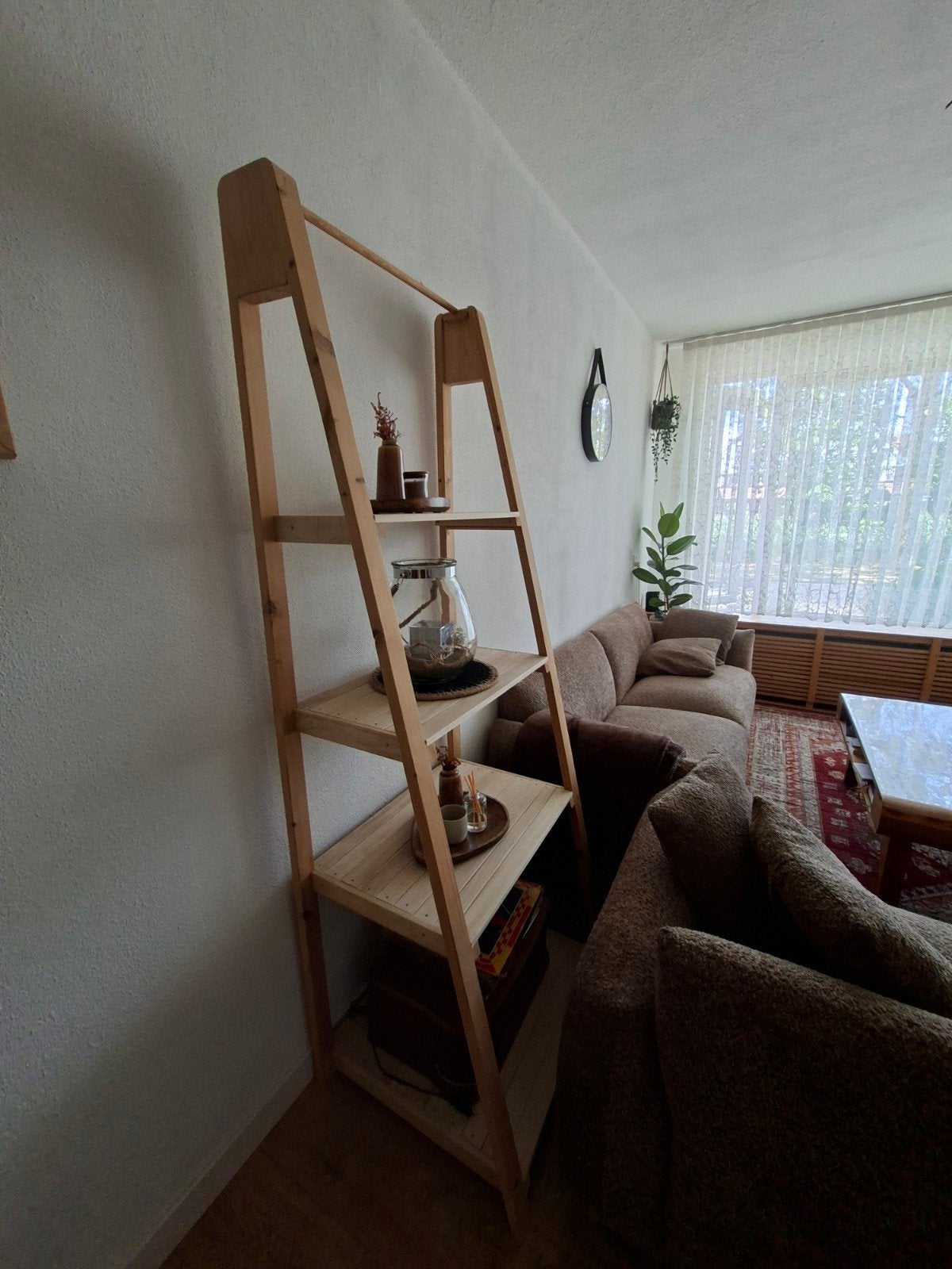 Handgemaakte hout ladder, Ophalen